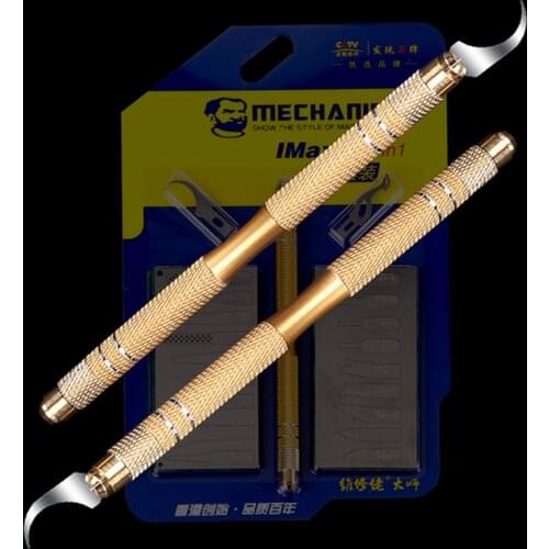 2020 MECHANIC 20in1 Multi-function Mobile Phone Chip Motherboard Disassemble Knife CPU Demolition Blade Remove Glue Rework Tool