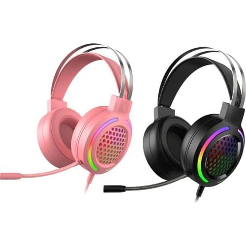 2021 RGB Gaming Headset Ps4 Headphone With Microphone For PC 7.1 Surround Sound Noise CancelingOver Ear Headphone For Laptop