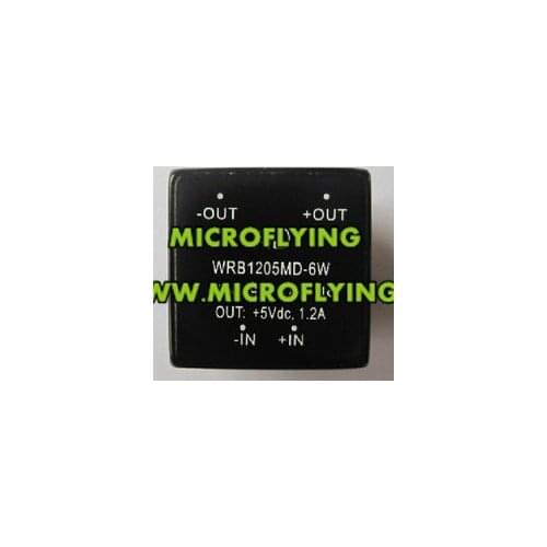 5pcsdc dc step-down power module 12 turn 5V1.2A wide voltage isolated power WRB1205MD-6W