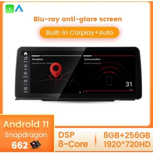 Android 11 Qualcomm Snapdragon is suitable for BMW F20/F21 NBT car multimedia radio GPS navigation 12.5 large screen