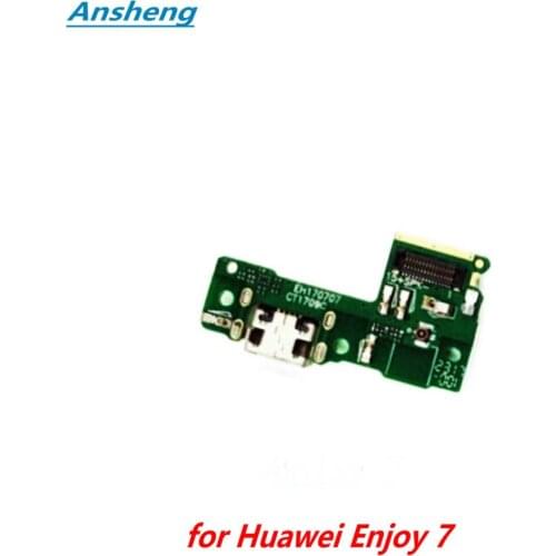 Ansheng Micro Dock Connector USB Charging Charge Board Port Flex Cable for Huawei Enjoy 7 Enjoy 7Plus Cell Phone