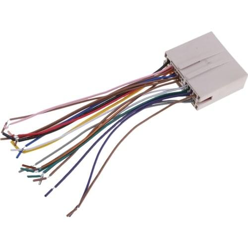 Car Radio Wiring Harness CD Player Audio Wires Accessories For Ford/ Hyundai/ Lincoln