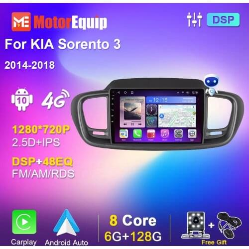Autoradio For KIA Sorento 3 2014-2018 Android 10.0 Car Radio Multimedia DVD Player Stereo Carplay DSP GPS Navigation Video 2 din