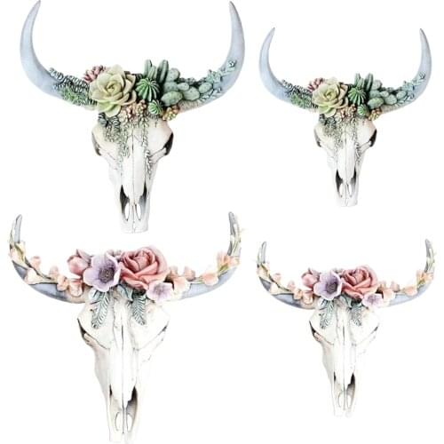 Rustic Longhorn Wall ing Sculpture 3D Wildlife Animal Figurines Ornament