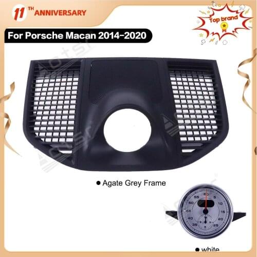 For Porsche Macan 2014 - 2020 Car stopwatch interior dashboard center clock compass time electronic meter clock accessional