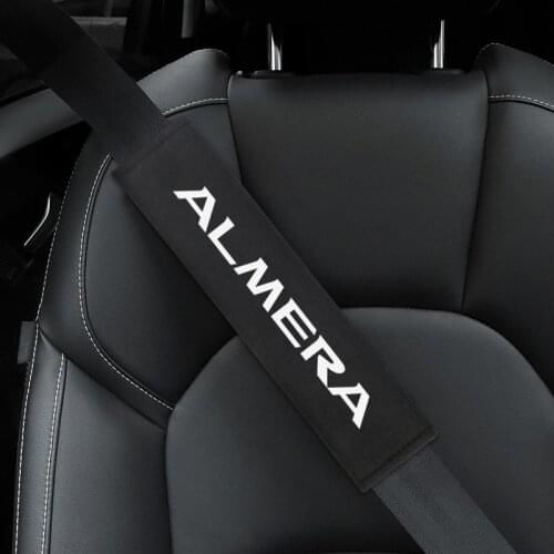 2pcs Cotton flannel Case For Nissan Almera G15 N16 Car-Styling Badge Accessories
