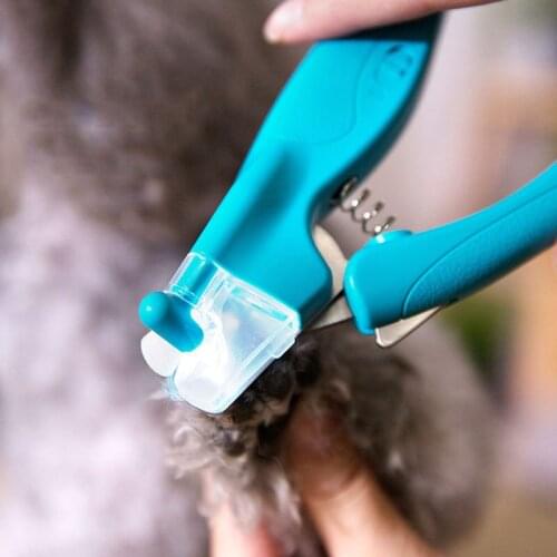 Illuminated Pet Nail Clipper, Safe Pet Grooming Trimmer Claw Care Tool, Features LED Light Great for Dogs Cats