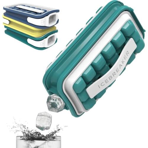 ICEBREAKER POP - Ice cube Maker 2 in 1 Portable Ice Kettle Ice Cube Maker Form For Whiskey Cocktail DIY Round Ice Ball Party For