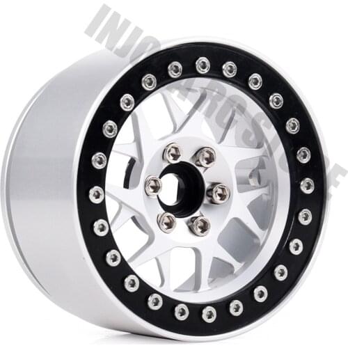 4PCS Metal Alloy 1/10 RC Crawler 2.2" Wheel BEADLOCK Rim for Traxxas TRX-4 Axial SCX10 RR10 Wraith 90056 D90