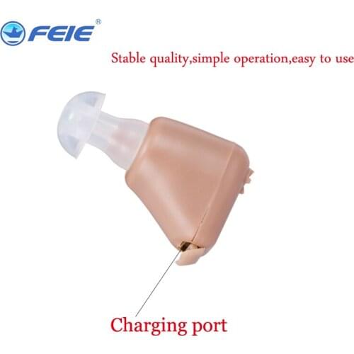 Invisible Aparat Mini Rechargeable Hearing Aids Deaf Ear Headset S-216 mini hearing device sordos Old People Hearing Aid
