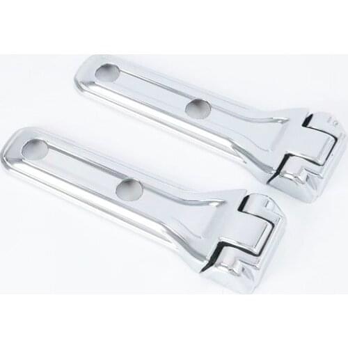 NEW ABS Chrome Rear Tail Gate Hinge Cover Trim 4pcs for Jeep Wrangler JL 2018 - 2019