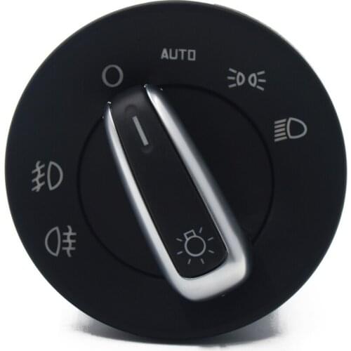 Fog Lamp Headlight Switch For SKODA OCTAVIA II 04-13 1Z INTERRUTTORE DEVIOLUCI CROMATO AUTO 1Z0941431K 1Z0 941 431K