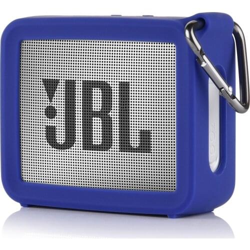 Portable Silicone Case Protective Travel Case Soft Silica Gel Storage Pouch Audio Case for JBL GO 2 GO2 Bluetooth Speakers