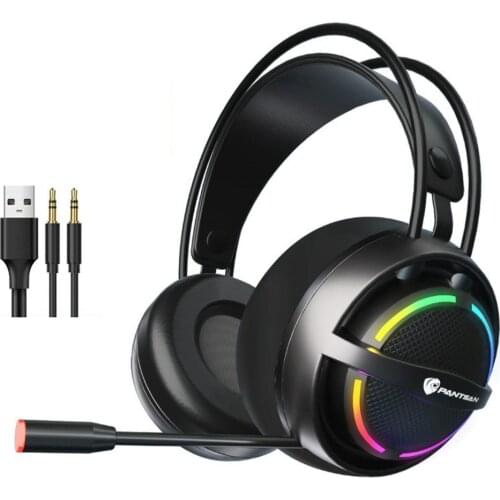 PSH-100 Computer Headphones Headdown E-sports Wired Gaming Headset Over Ear Stereo Headphones With 3.5mm Mic