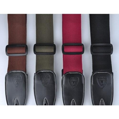 Guitar strap PU leather polyester cotton strap guitar accessories guitar parts