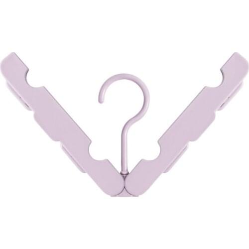 Foldable clothes rack travel portable magic clothes drying rack household antiskid and windproof clothes hanging bracket