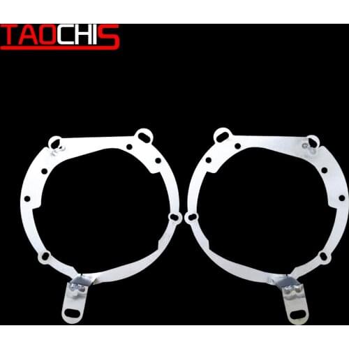 Taochis Car-Styling frame adapter module set DIY Bracket Holder for BMW 5 Series Hella 3 5 G3 G5 Projector lens Support