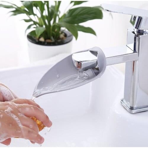 Water-saving Extension Lovely Faucets Water Nozzle Guide Vane Faucet Extender Tap Filter Children Rubber Kitchen Bathroom Tools
