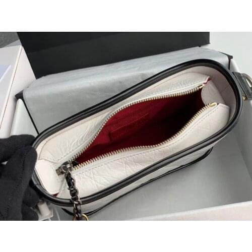 Explosive chain stray bag female bag leather collar bucket shoulder bag messenger bag