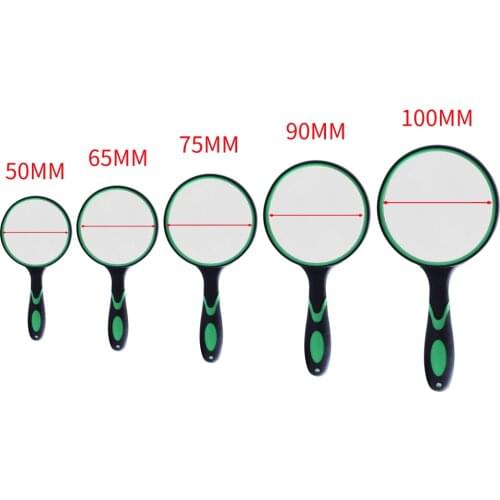 10X Magnifying Glass Handheld Magnifier Smooth Appearance Superb Craftsmanship Thickened Glass Lens Portable Eye Loupe