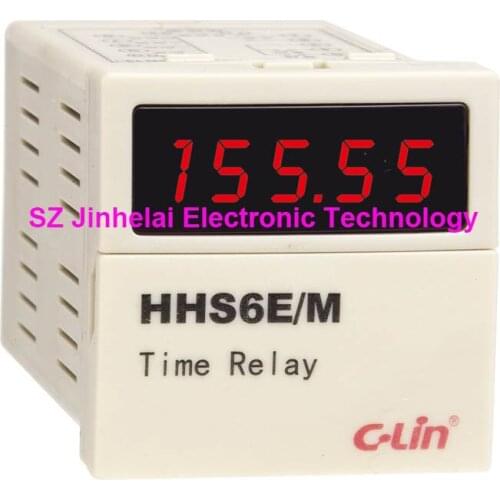 100%New and original C-Lin HHS6E/M Programmable multi loop time relay AC220V DC24V, 0.01s-9999h