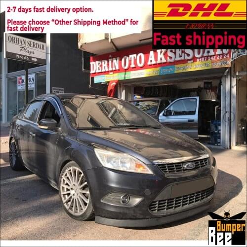 FORD FOCUS 3 Astra H Model LIP FRONT SPOILER BUMPER LIP Euro Spoiler Lip Universal 2 pcs Body Kit