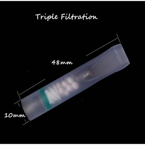 8pcs/lot Disposable Cigarette holders Filters absorb Tar and Nicotine Free WL2011 Cigarette Filters with Triple Filtration