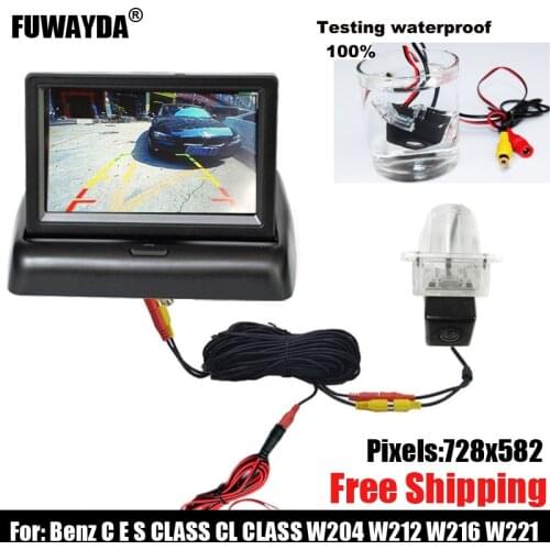 Free shipping!!! SONY CCD CHIP CAR REAR VIEW REVERSE BACKUP CAMERA FOR Mercedes-Benz C E S CLASS CL CLASS W204 W212 W216 W221