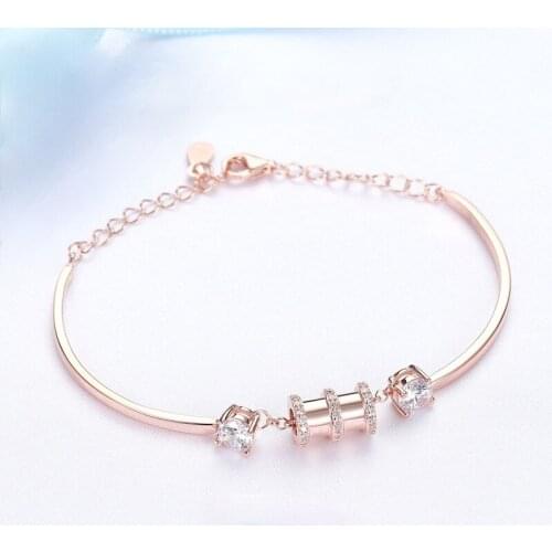 Xiaomanyao Bracelet in minority design hand ornament for girl in pure silver and 18K color gold for her best friend