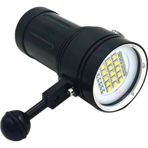 Scuba Diving Underwater 100M XM-L2 LED Video Camera Photography Light Torch Flashlight A15