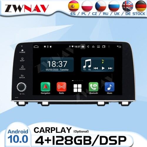 DSP 2 Din Android Multimedia Radio Receiver For Honda CRV 2017 2018 2019 Auto Audio Stereo Video Player GPS Navigation Head Unit