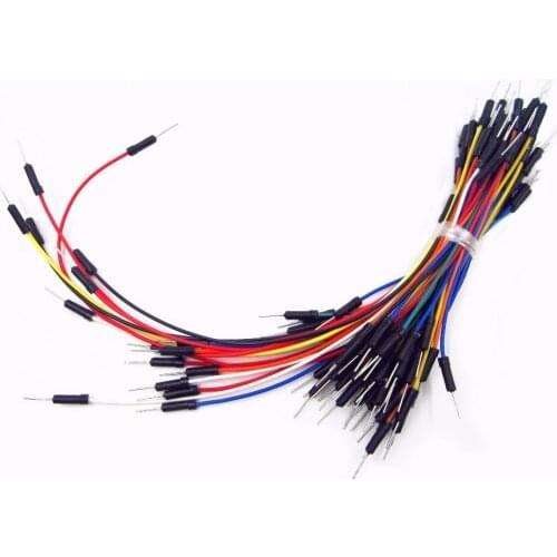 HAILANGNIAO 65pcs/LOT *10 =650pcs Lot New Solderless Flexible Breadboard Jumper Cables
