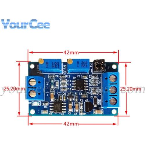 Current to Voltage Converter Board Module 0 to 20mA/40mA to 0-3.3V 0-5V 0-10V Signal Conversion Module 0-20mA 4-20mA Transmitter