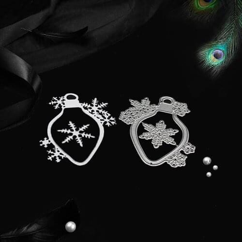 Lantern Christmas Ornaments Metal Cutting Dies for Craft Dies Scrapbooking Album Embossing Paper Card Die Cut Decor