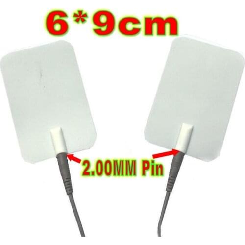10pcs 6*9cm Square Self Adhesive TENS machine Electrode Pads. Long lasting. Reusable,Silica gel of electrodes