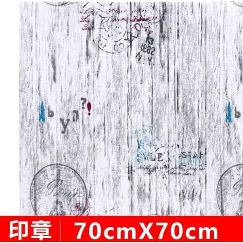 Wood Grain 3D Wall Sticker Self-adhesive Wallpapers Wall Sticker DIY Living Room Bed Room Kitchen Decor Waterproof Wall paper