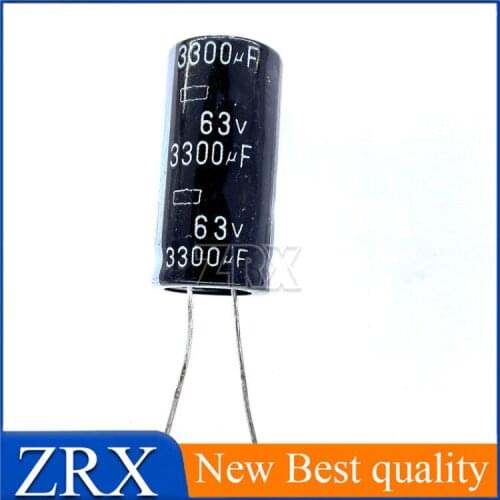 5Pcs/Lot New Original 63 V3300uf 3300 Uf63v volume: 16 X35 Quality Electrolytic Capacitors Integrated circuit Triode In Stock