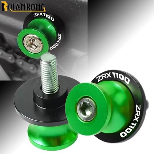 8-10MM Swingarm Spool Slider Stand Screws Motorcycle Accessories For Kawasaki ZRX1100 1999-2007 2006 2005 2004 2003 2002 2001 00