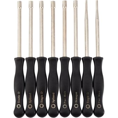 8 pcs Screwdriver Carburetor Adjustment Tool Single D Double D Hexagon Hex Socket Kit Set