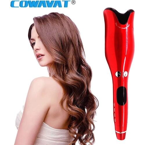 Automatic Curling Iron Air Hair Curler Spin N Curl Rotating Cone Curling Iron Salon Ceramic Hair Styling Tools Magic Wand Curler