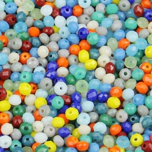 JHNBY 3mm 200pcs Round Shape Upscale Austrian crystal beads Imitation ceramic loose ball necklace Bracelet Jewelry Making DIY
