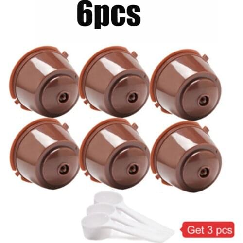 Cup Coffee capsule pod For Nescafe Dolce Gusto Machine Spoon Refillable Reusable Replacement Filters Durable