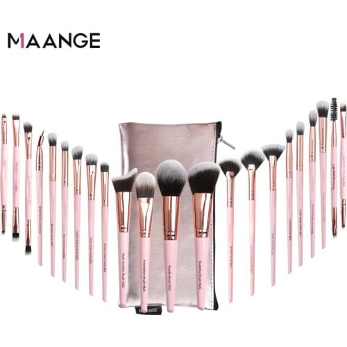 MAANGE brushes 6-22pcs Makeup brushes set With Bag Beauty Make up brush Natural hair Foundation Powder Eye Blushes maquillaje