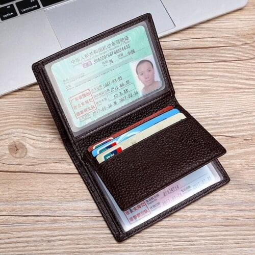 2021 new leather short mens wallet Mini ultra thin multi function card holder fashion vertical coin bag drivers license Wallet