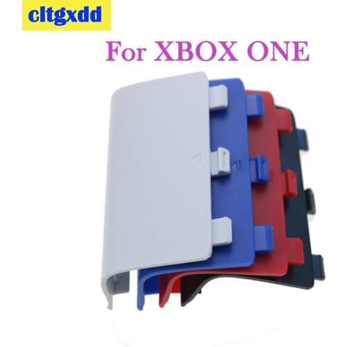 Clgxdd New Replacement black battery cover cap door back shell for xbox one controller For xboxone gamepad
