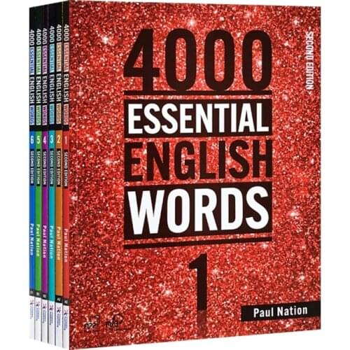 New 6 Books/Set 4000 Essential English Words Level 1-6 IELTS, SAT Core Words English From Easy to Difficult Vocabulary Book