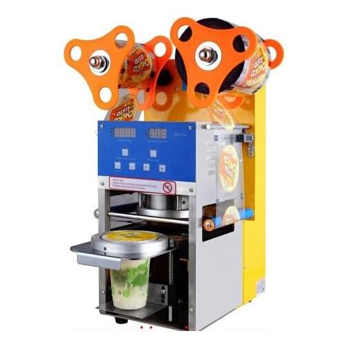 Fully automatic cup sealing machine intelligent pearl milk tea sealer Soya-bean milk juice for sealing equipment