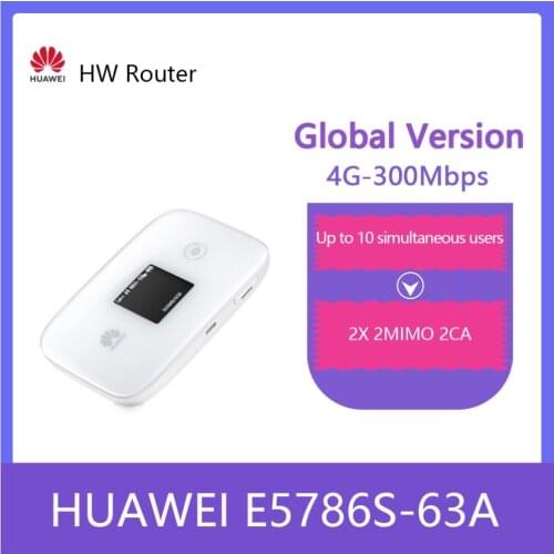Unlocked huawei E5786 E5786s-63a 4G WIFI Router 4G LTE CAT6 300Mbps mobile wifi PK E5770 E5885 E5787