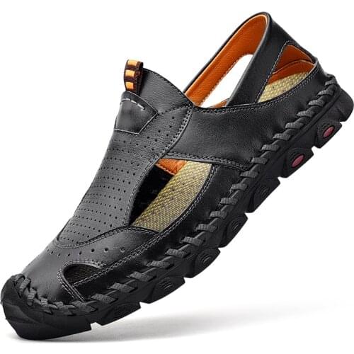 Shoe sports big de male 39 flat flop sneaker outdoor shoes slide sole safety jelly sandalhas dress sandal hombre leather mens s