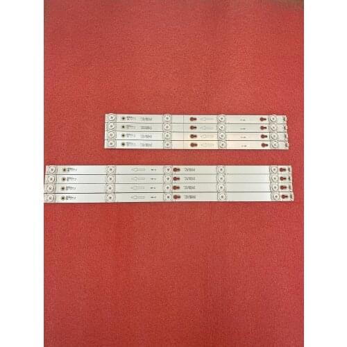 8pcs LED Backlight strip for Toshiba 49L2600 L49S4900fs 49U7800 49P2US 49L2900 49D2900 49S405 49S403 TOT_49_D2900 D49A620U